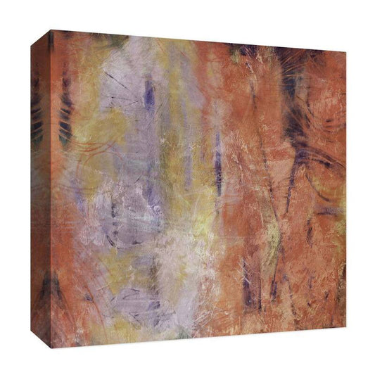 'Brush Strokes of Colors II'' By PTM Abstract Images Canvas 15 in. x 15 in.