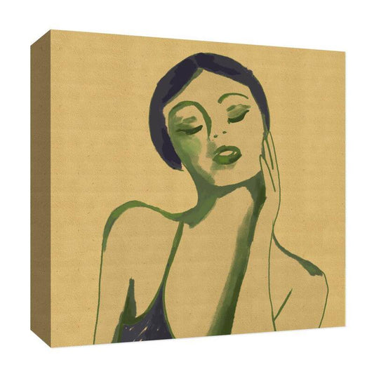 "Sensuality'' Canvas Abstract Wall Art 15 in. x 15 in.